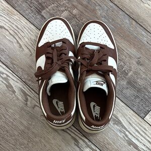 Nike Dunks - Chocolate Brown and White Sneakers